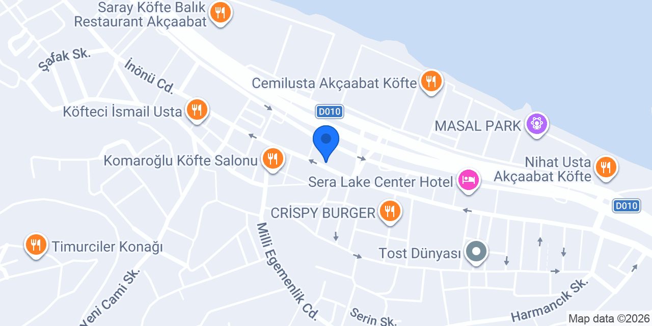 Akçaabat SARAR konumu