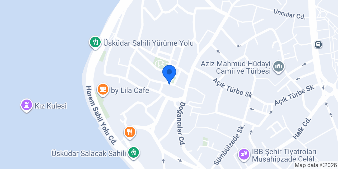 Prof. Dr. Medaim Yanık Kliniği konumu
