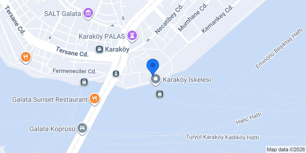 Mare Irish Pub Karaköy konumu