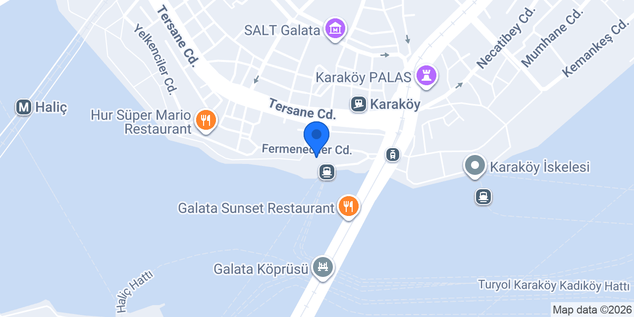 Akın Balık Karaköy konumu