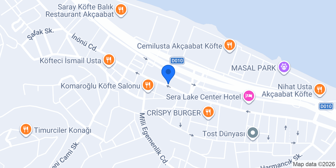 Sebat Çiçekevi konumu