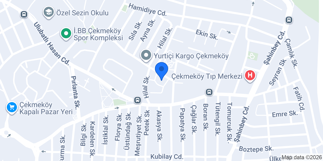Çekmeköy Eczane motorlu kurye konumu