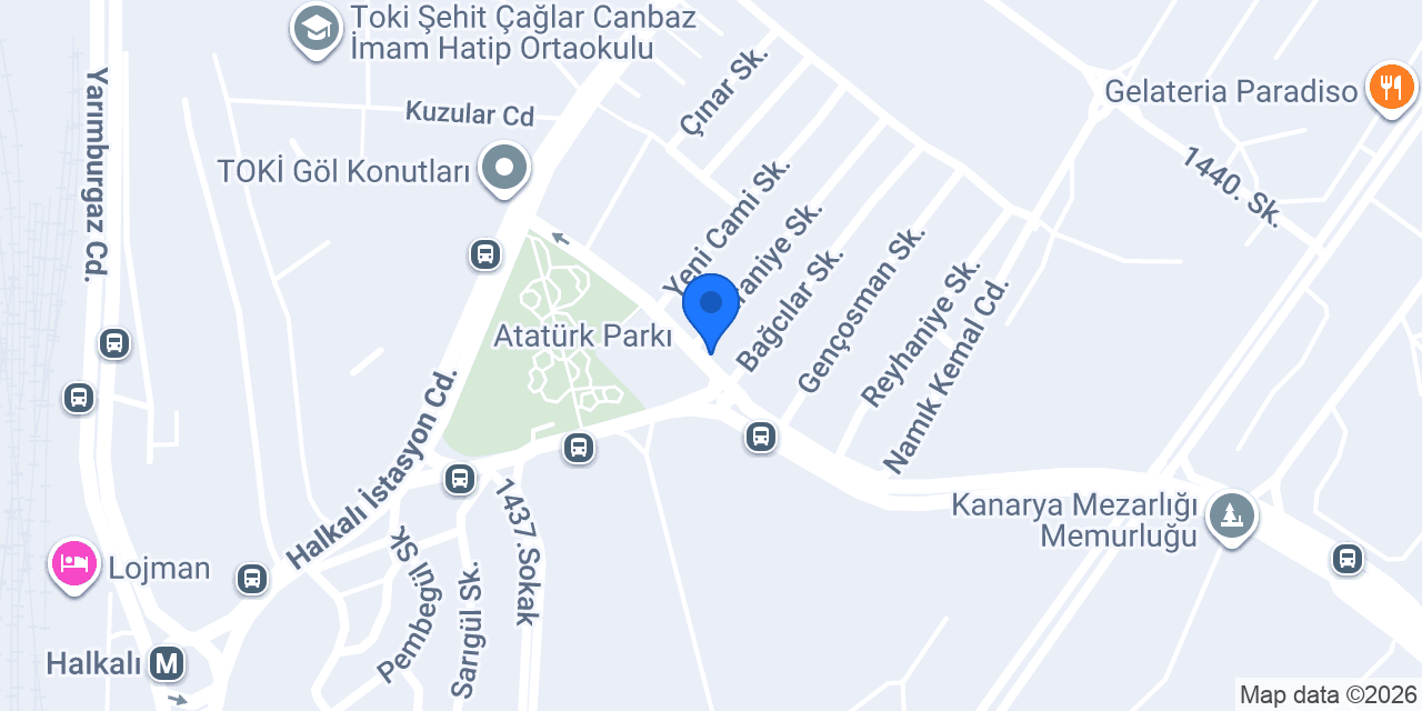 Aktur Halkalı konumu