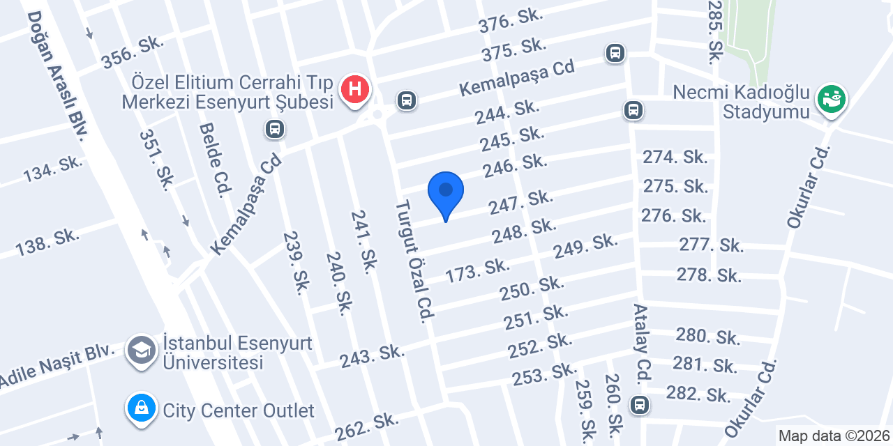 EBY Shop konumu