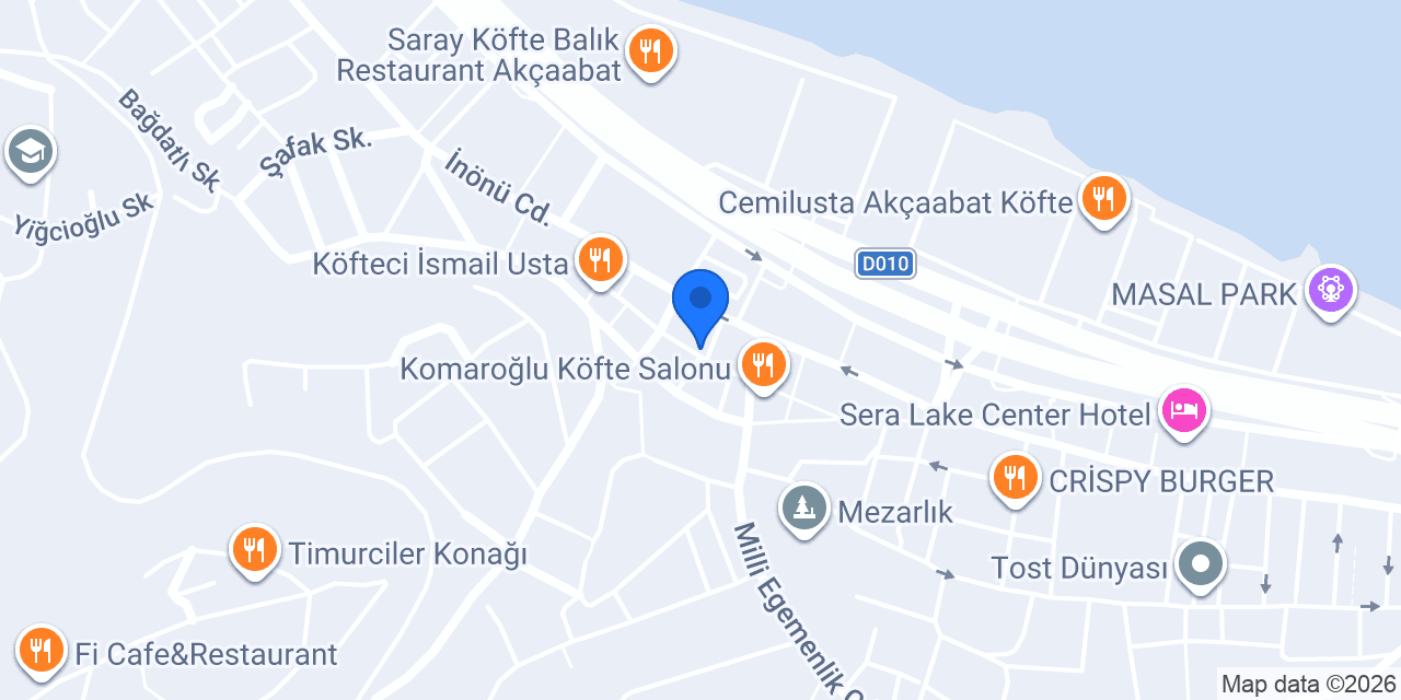 Bahriyeli'nin Yeri Akçaabat Köfte konumu