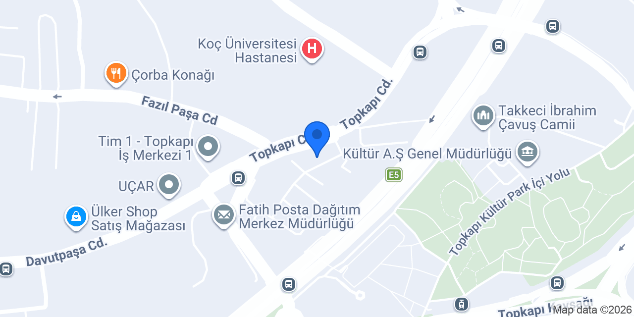 Garanti BBVA Davutpaşa Şubesi konumu