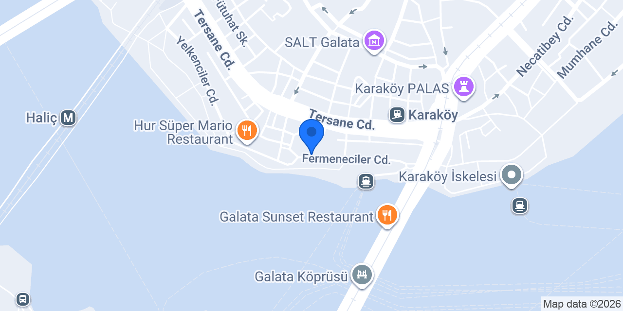 Karaköy Dem Meyhanesi konumu