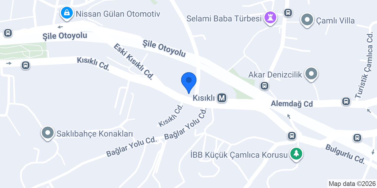 Çaltekin Hukuk Bürosu konumu