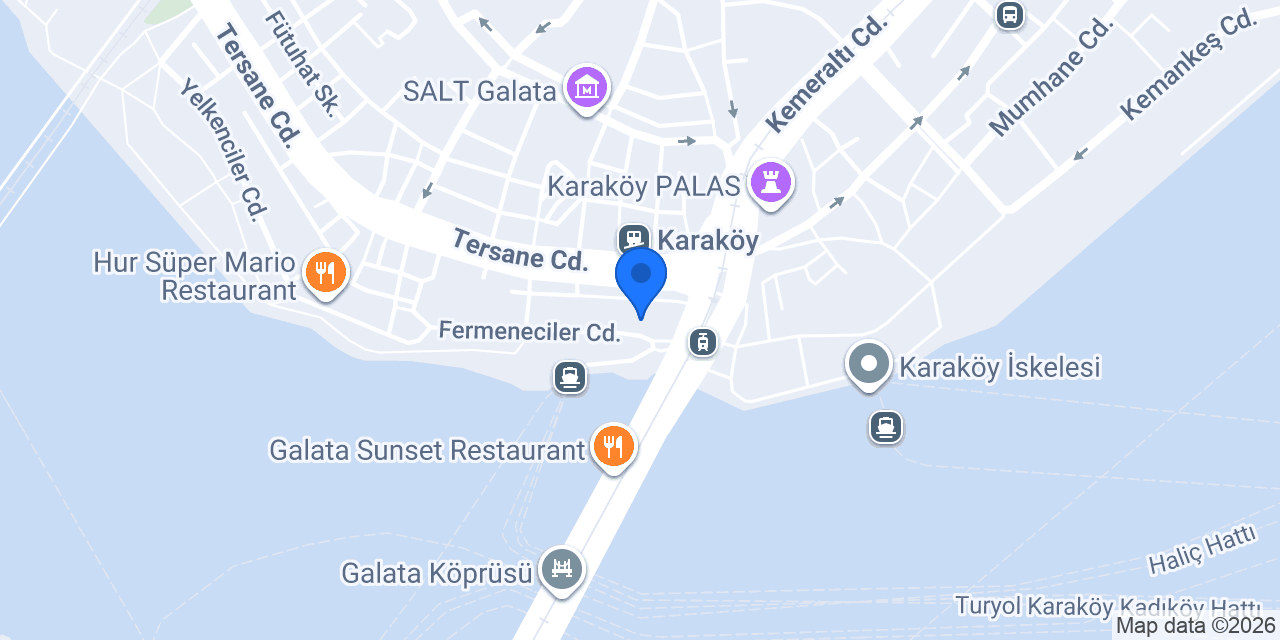 Beyoğlu Posta Dağıtım Merkezi Müdürlüğü konumu