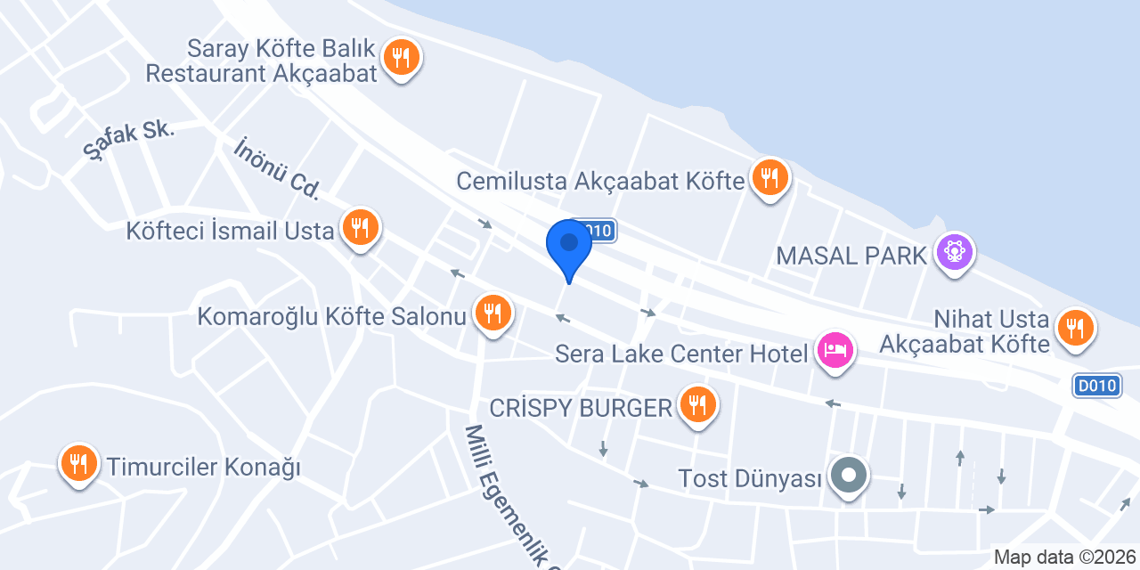 Temel Park Hotel konumu