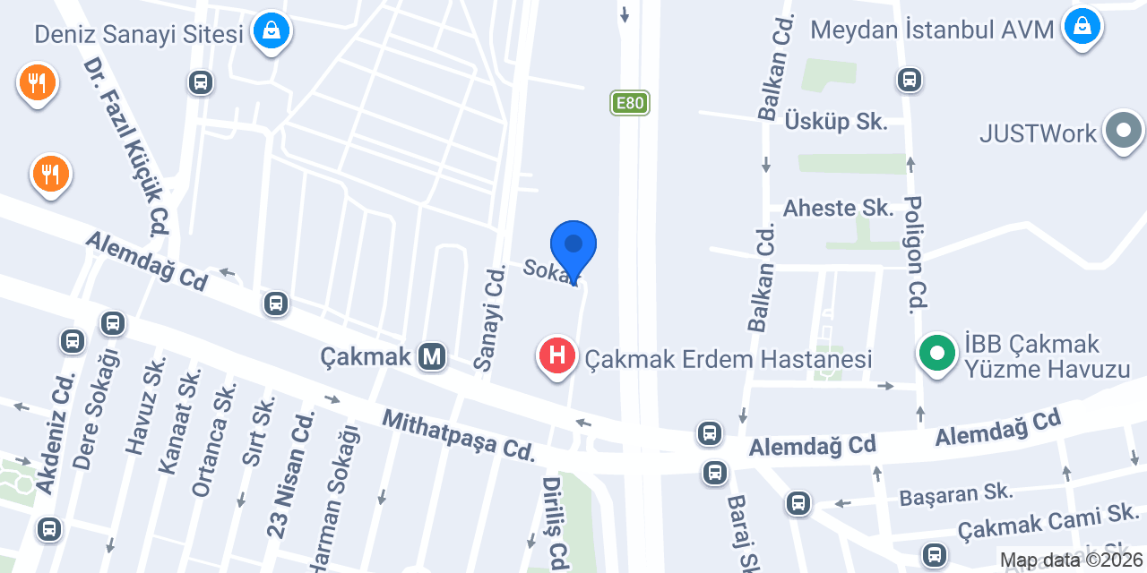 Uzm. Dr. Evren Kul Panza konumu