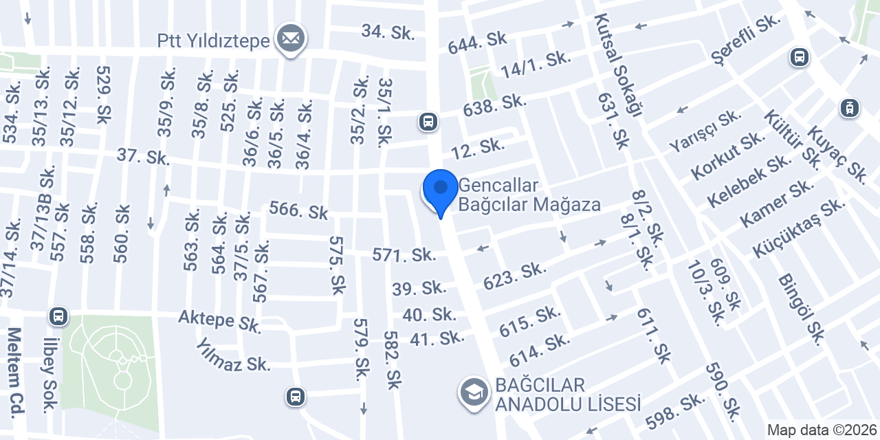 BENAL OPTİK konumu