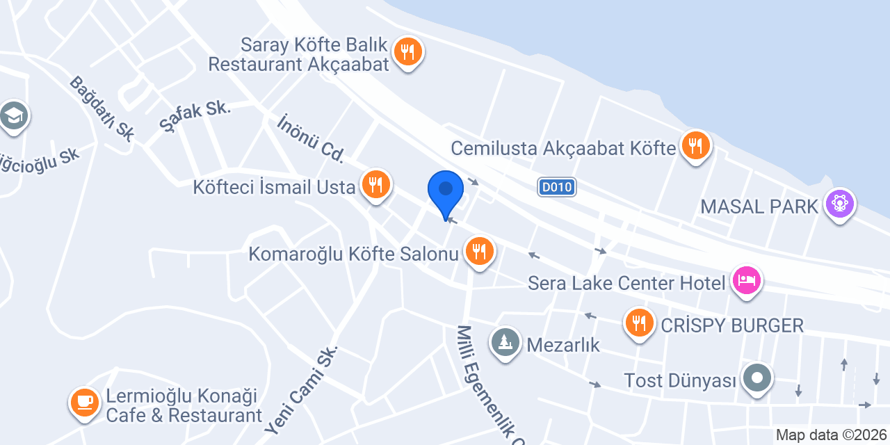 Yapı Kredi - Akçaabat Şubesi konumu
