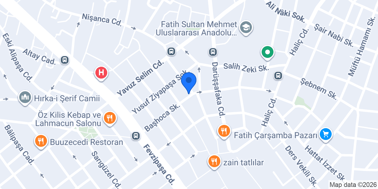 Bay bayan terzi konumu