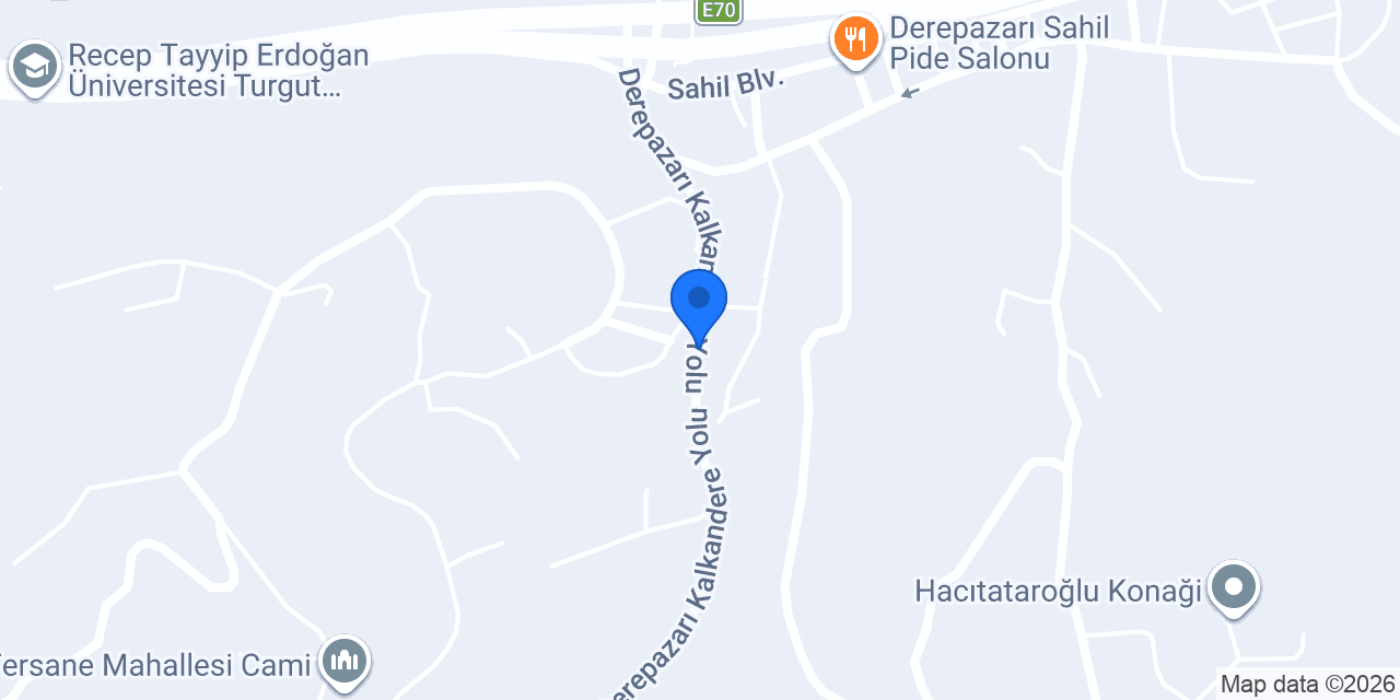 DEREPAZARI NOTERLİĞİ konumu