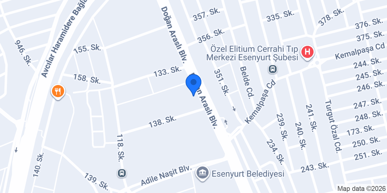 Hot Döner Esenyurt konumu