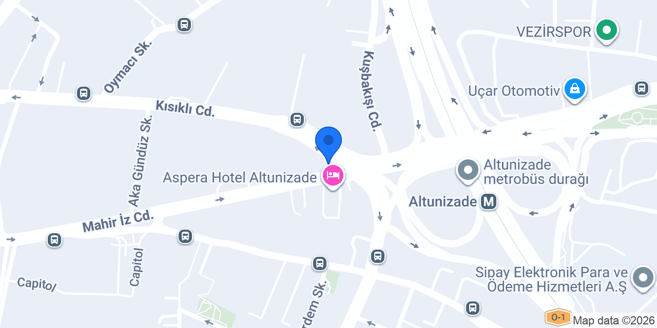 ALTUNİZADE SERA-TİME konumu