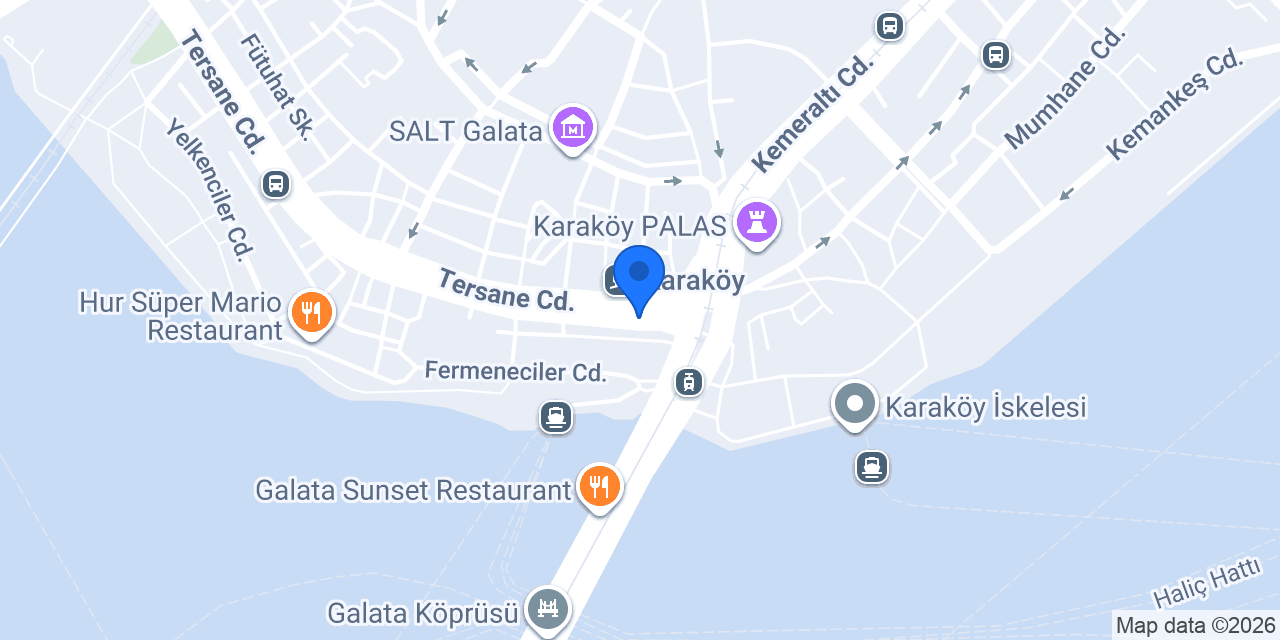 Marshall - Karaköy Nalburiye konumu