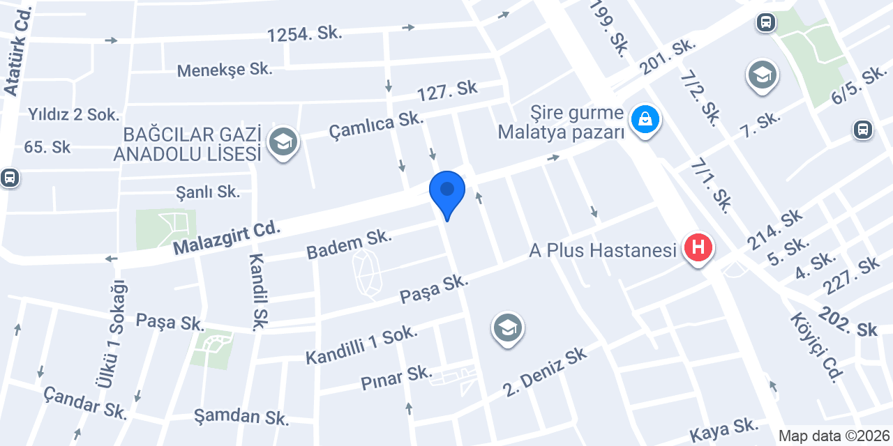 Mis Unlu Mamülleri konumu