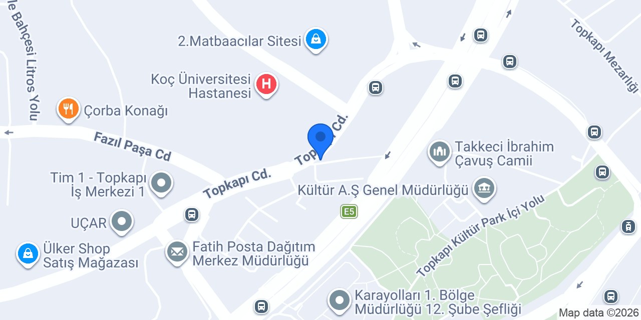 Koç Taksi konumu