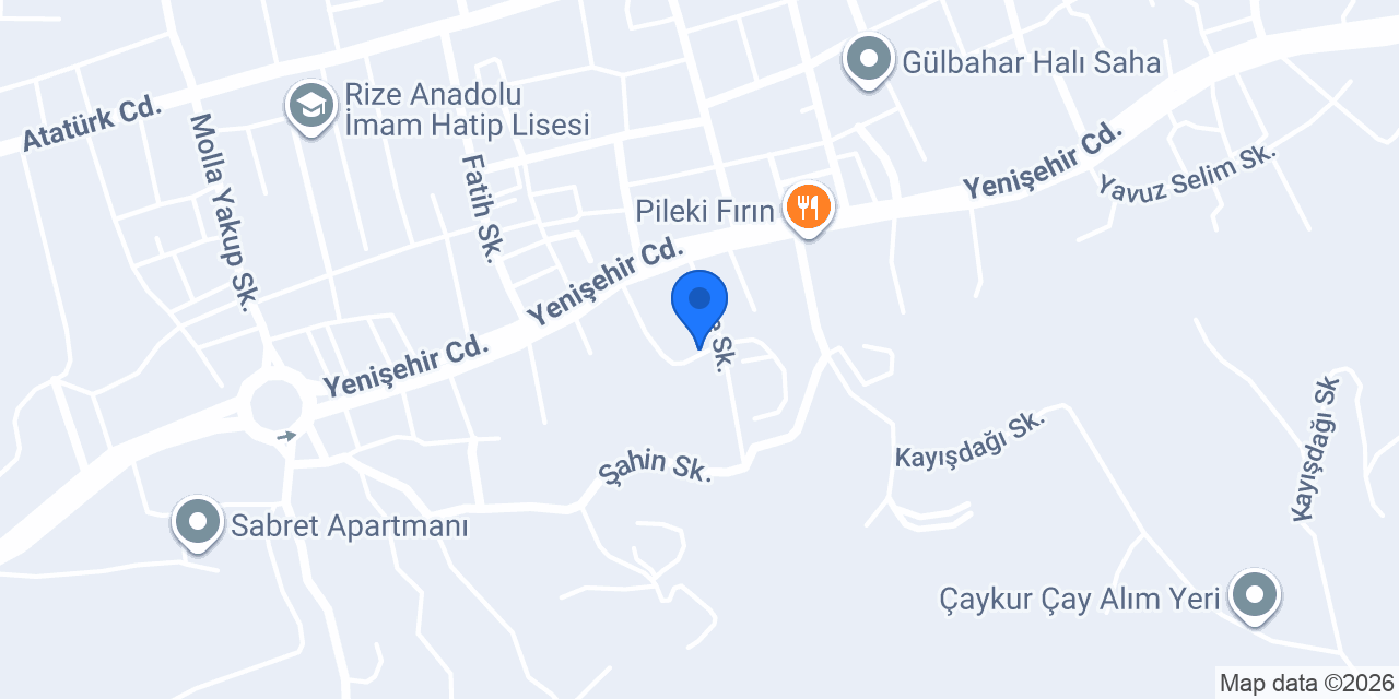 Baneks Unlu Mamüler konumu