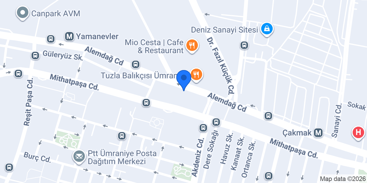 DENTACENTER ÜMRANİYE konumu