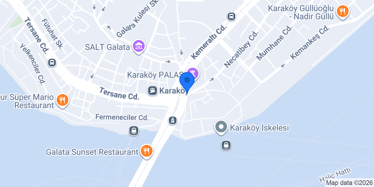 QNB Karaköy Şubesi konumu