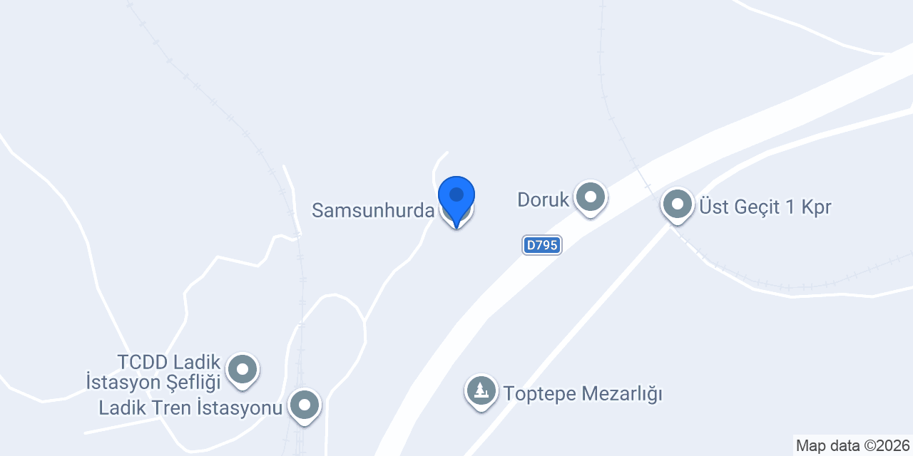 Samsunhurda konumu
