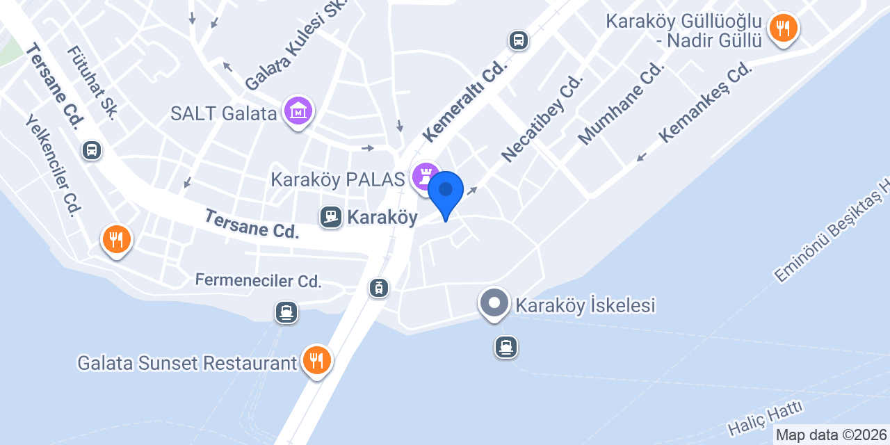 Karaköy Gümrük konumu