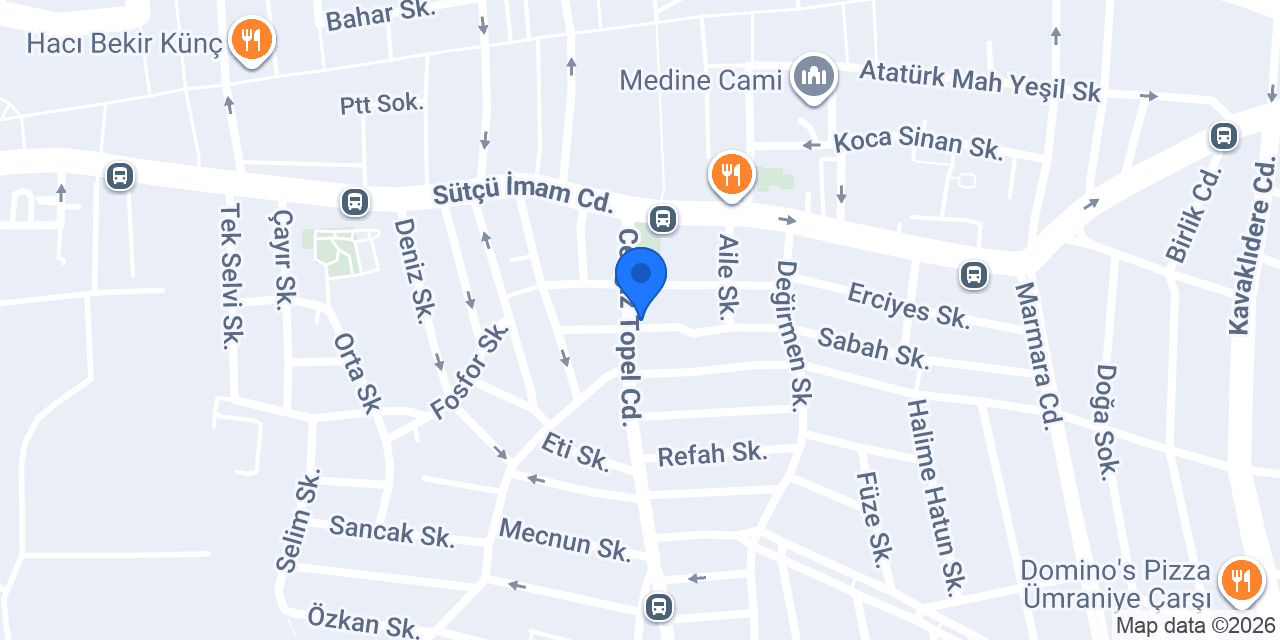 Fırıncı konumu