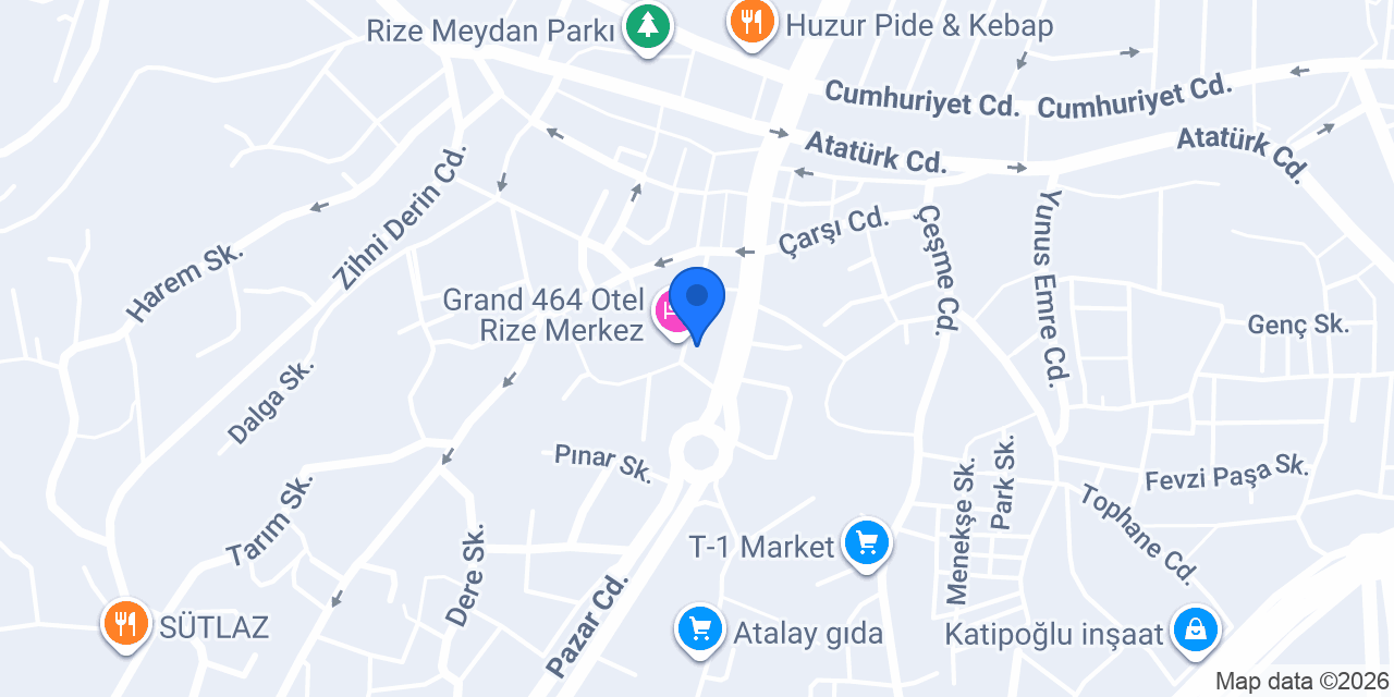 Börekçi Rize konumu