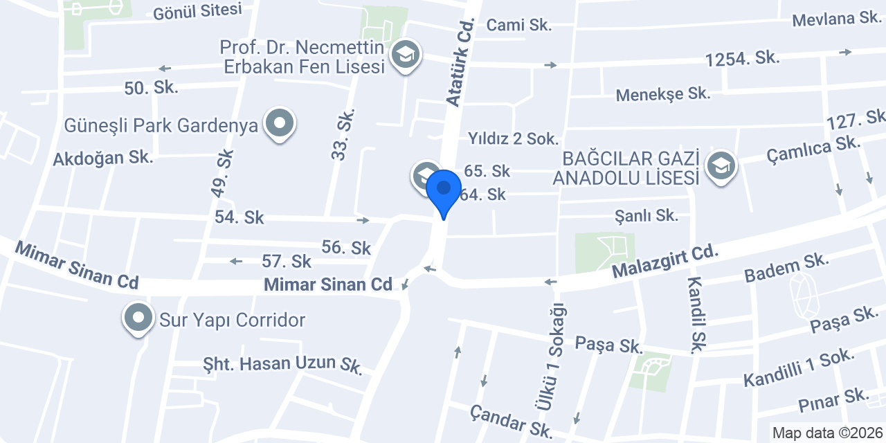Tam Çelik Yapı konumu