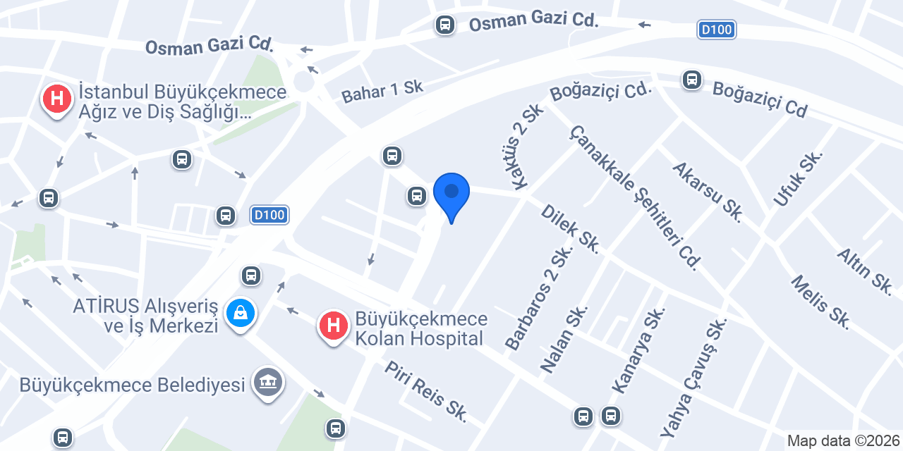 Muhteşem Akın Muayenehane konumu