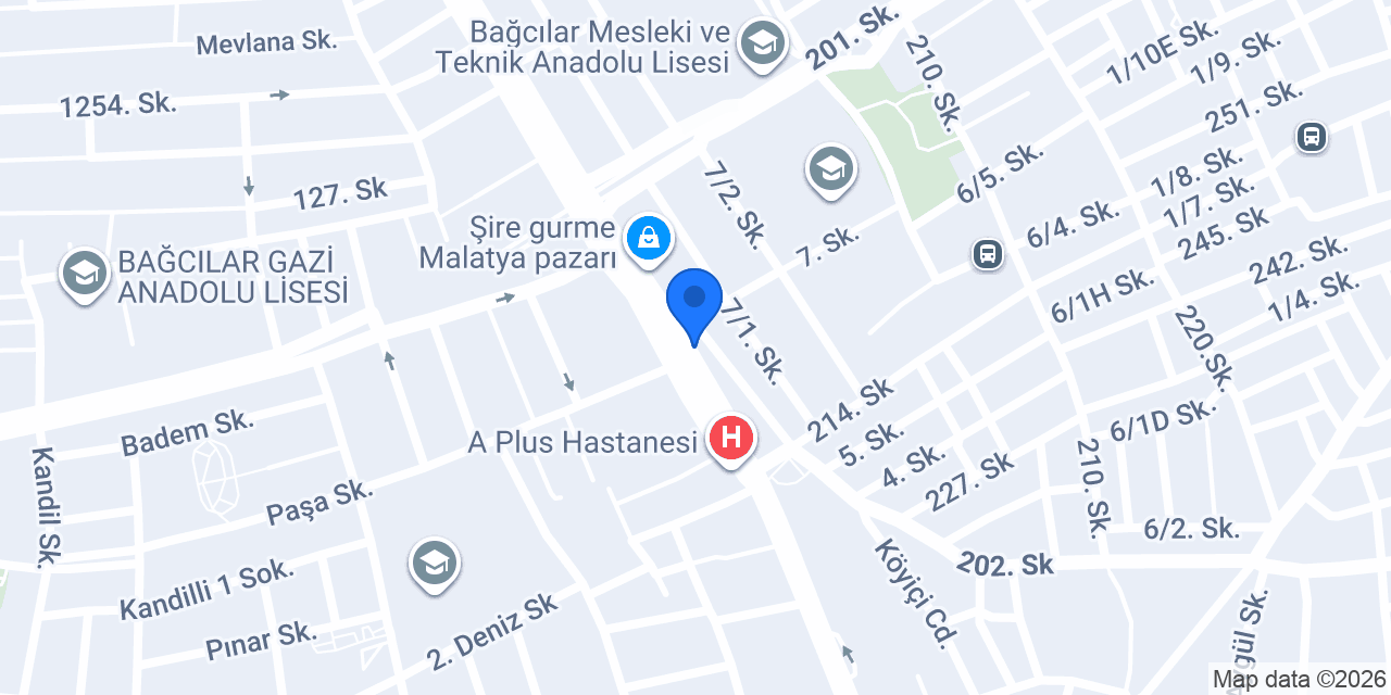 Başçıoğlu Baklavaları konumu