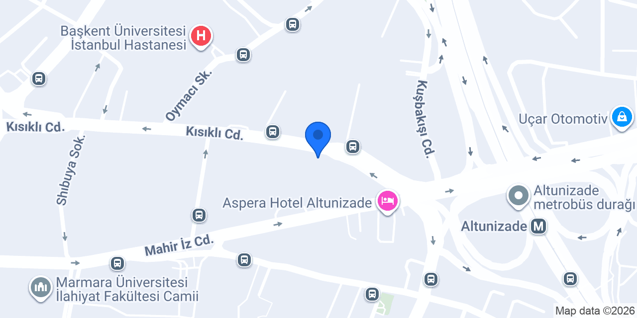 AİDA ÜSTÜN konumu