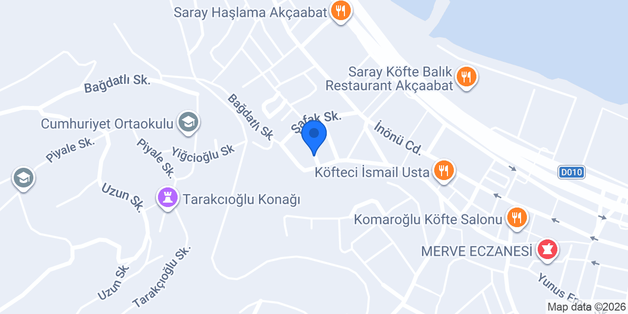 Karadeniz İlaçlama konumu