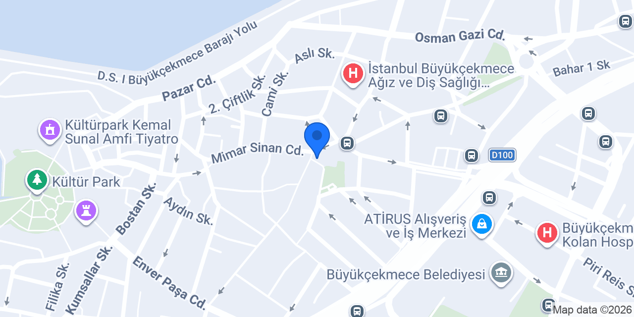 TEB Büyükçekmece Şubesi konumu