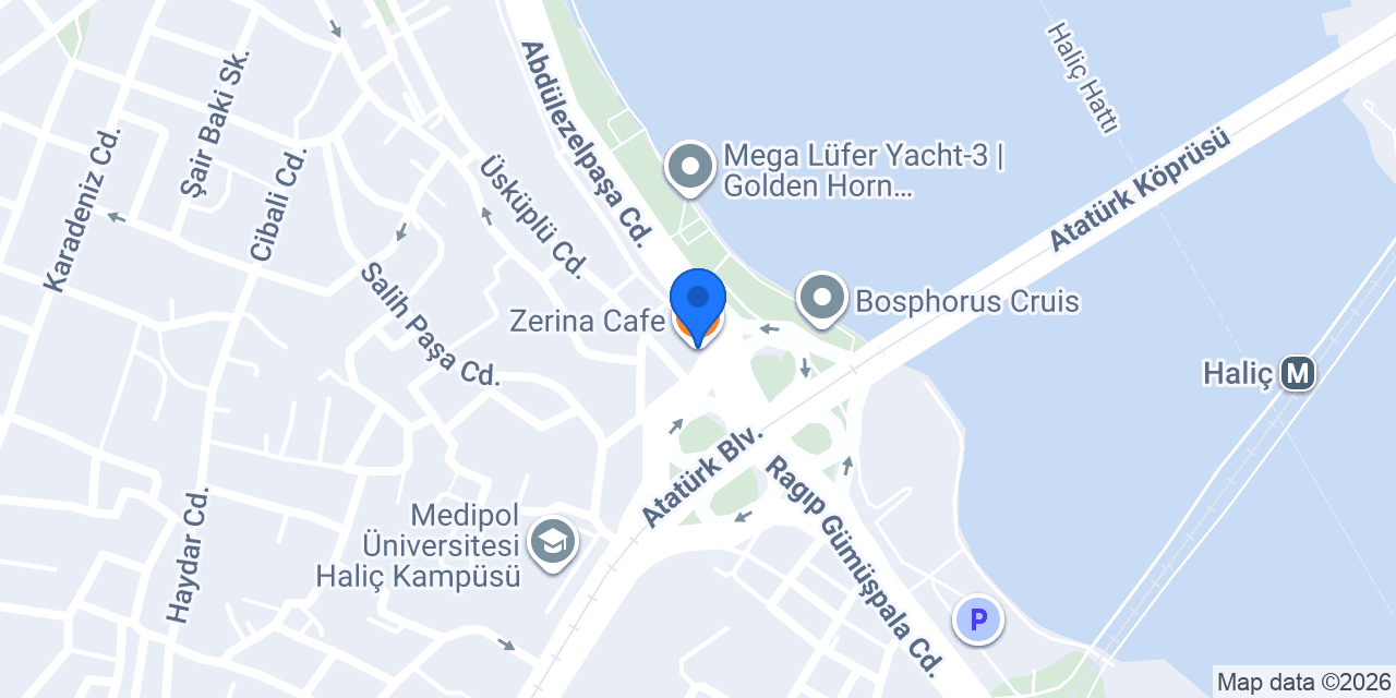 Zerina Cafe konumu
