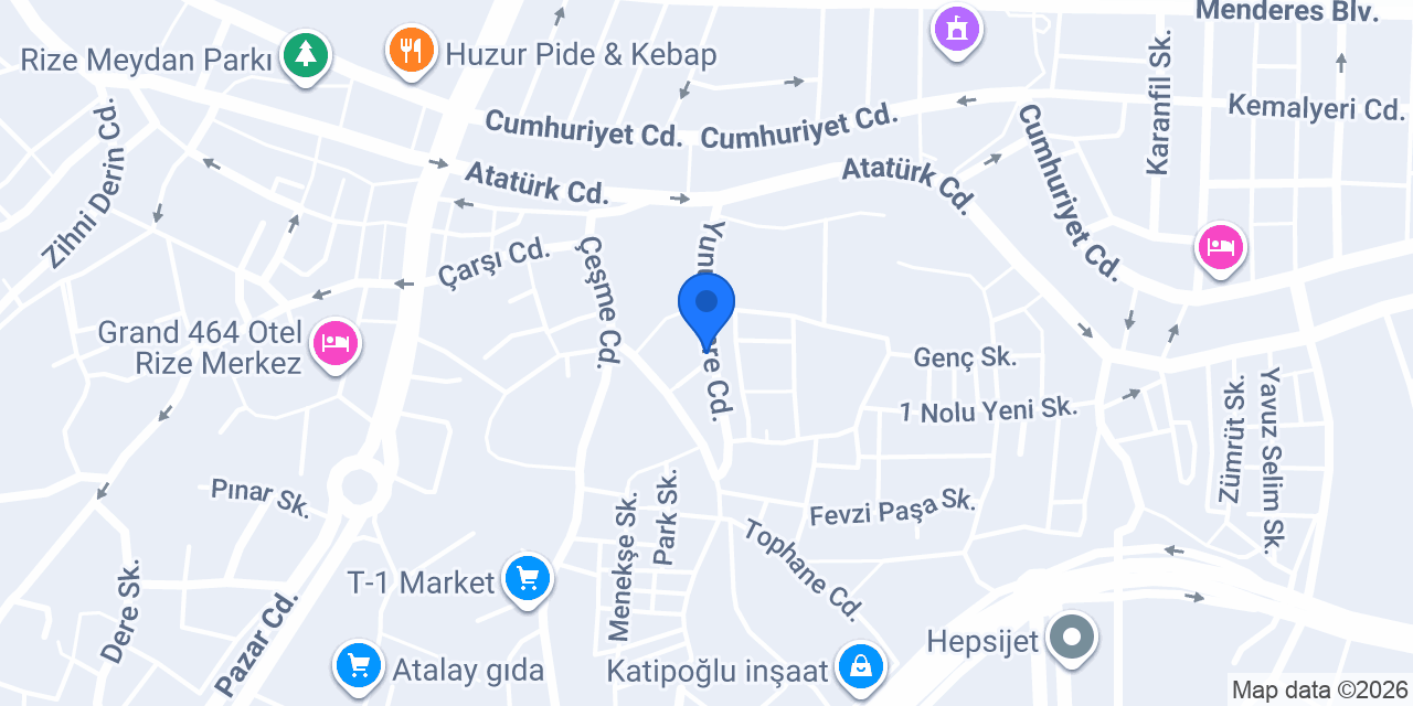 Rize Kale Teknik konumu
