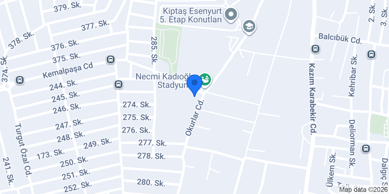 MCA ELEKTRİK İNŞAAT konumu
