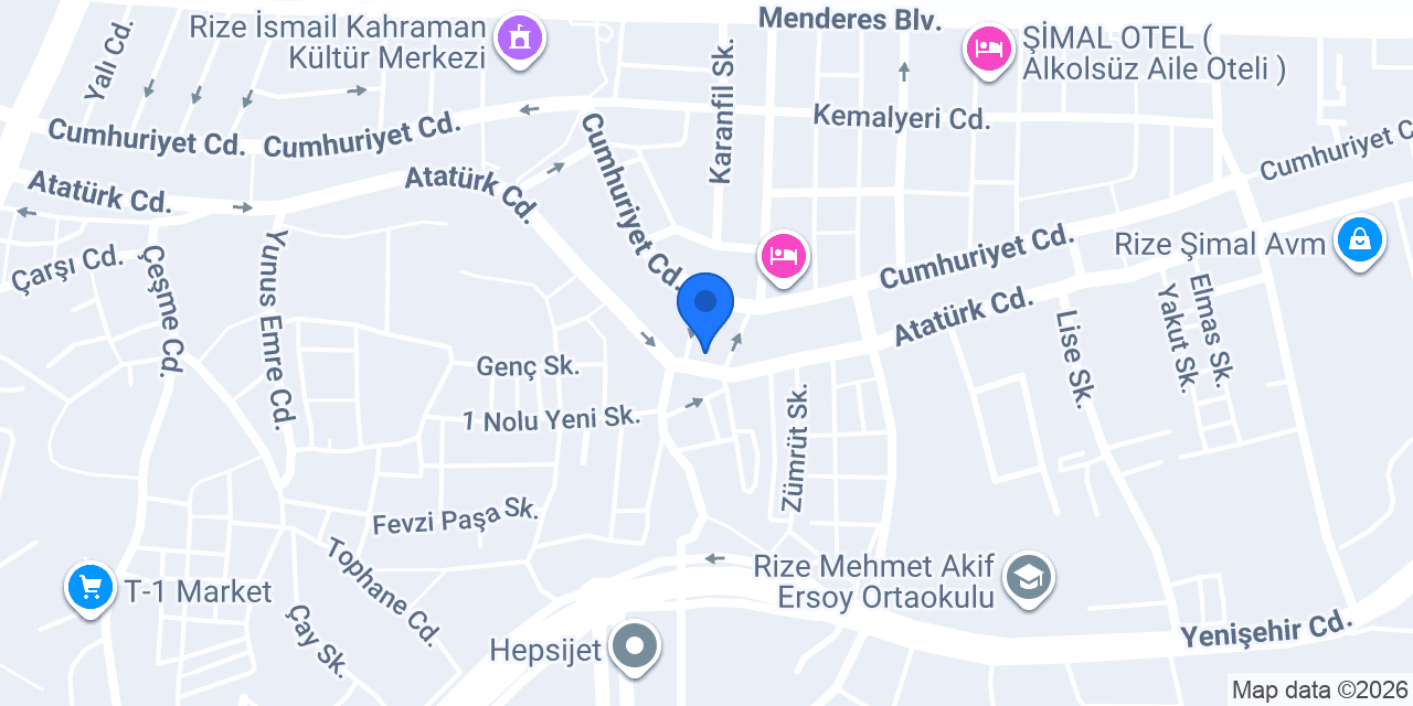 Yetimoğlu Hırdavat konumu