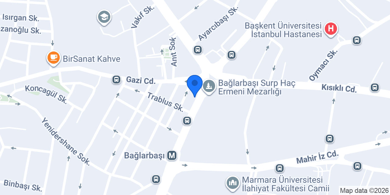 Osmanlıca Sahaf konumu