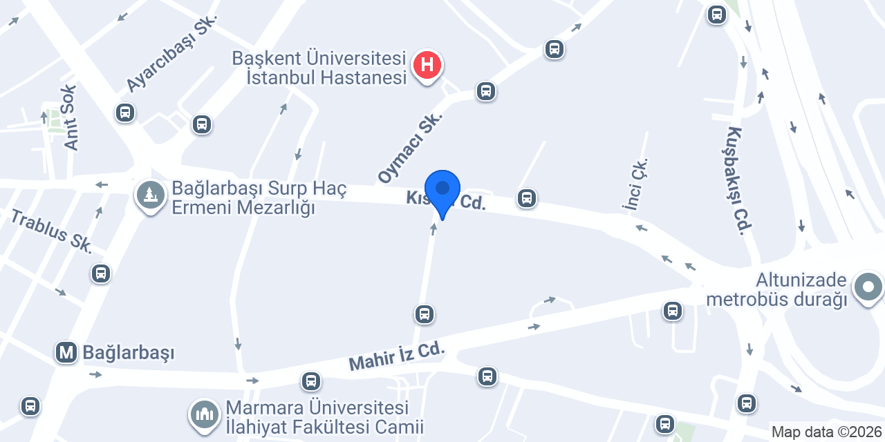 Türkiye Finans Altunizade Ticari Şubesi konumu