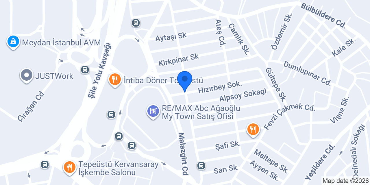 Ümraniye dusakabin konumu