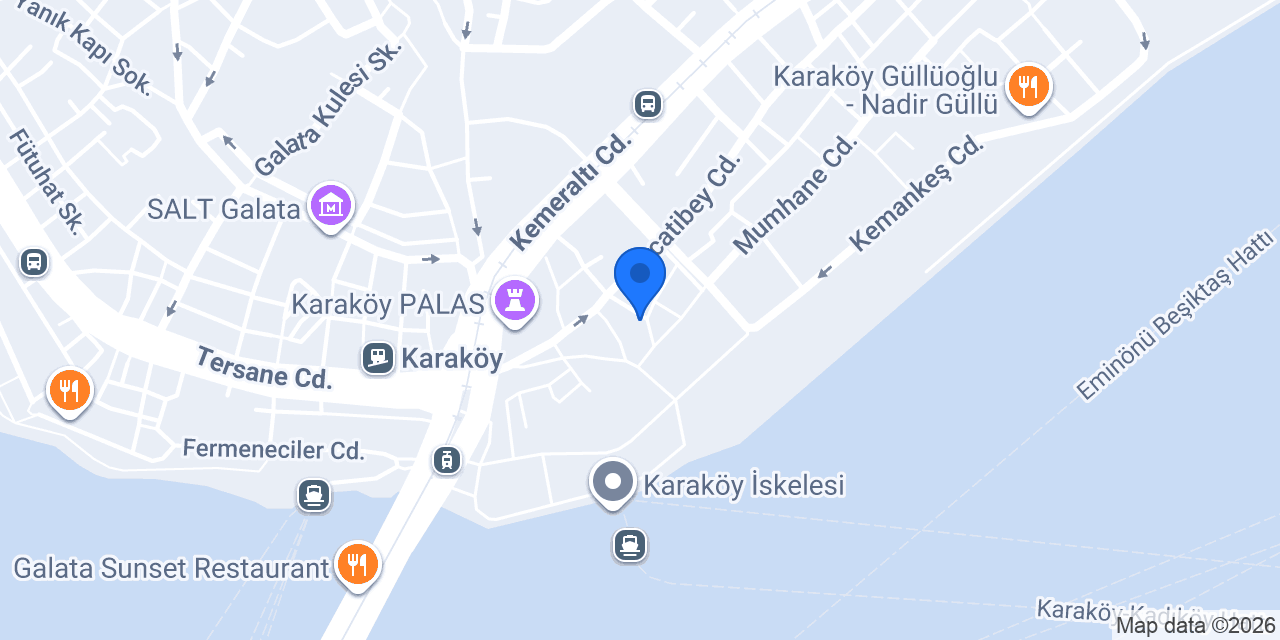 Galeri Bosfor konumu