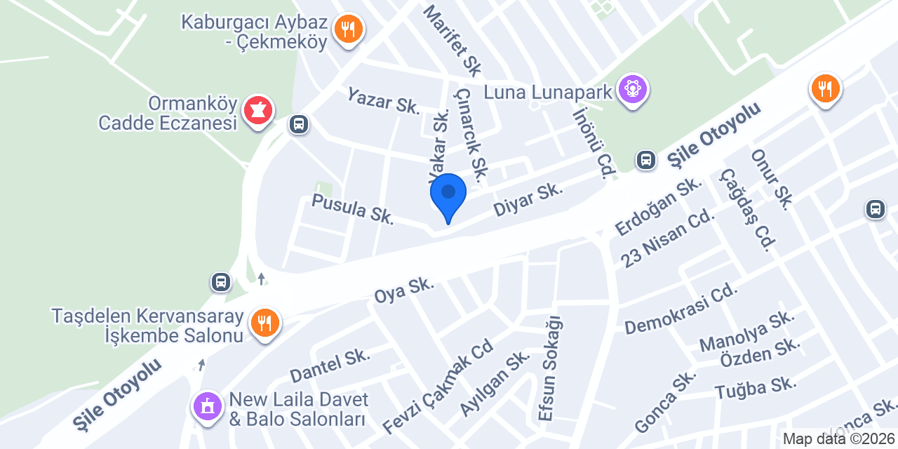 Realty World Eksen konumu