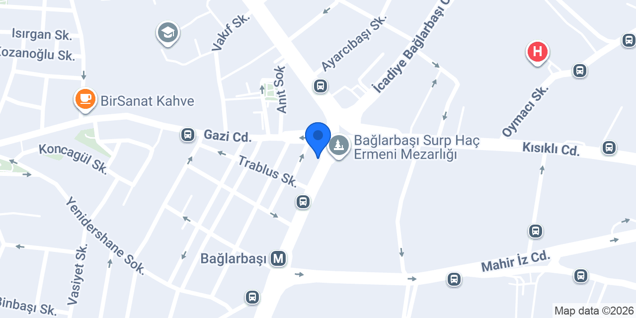 BAĞDAN PASTA CAFE RT konumu