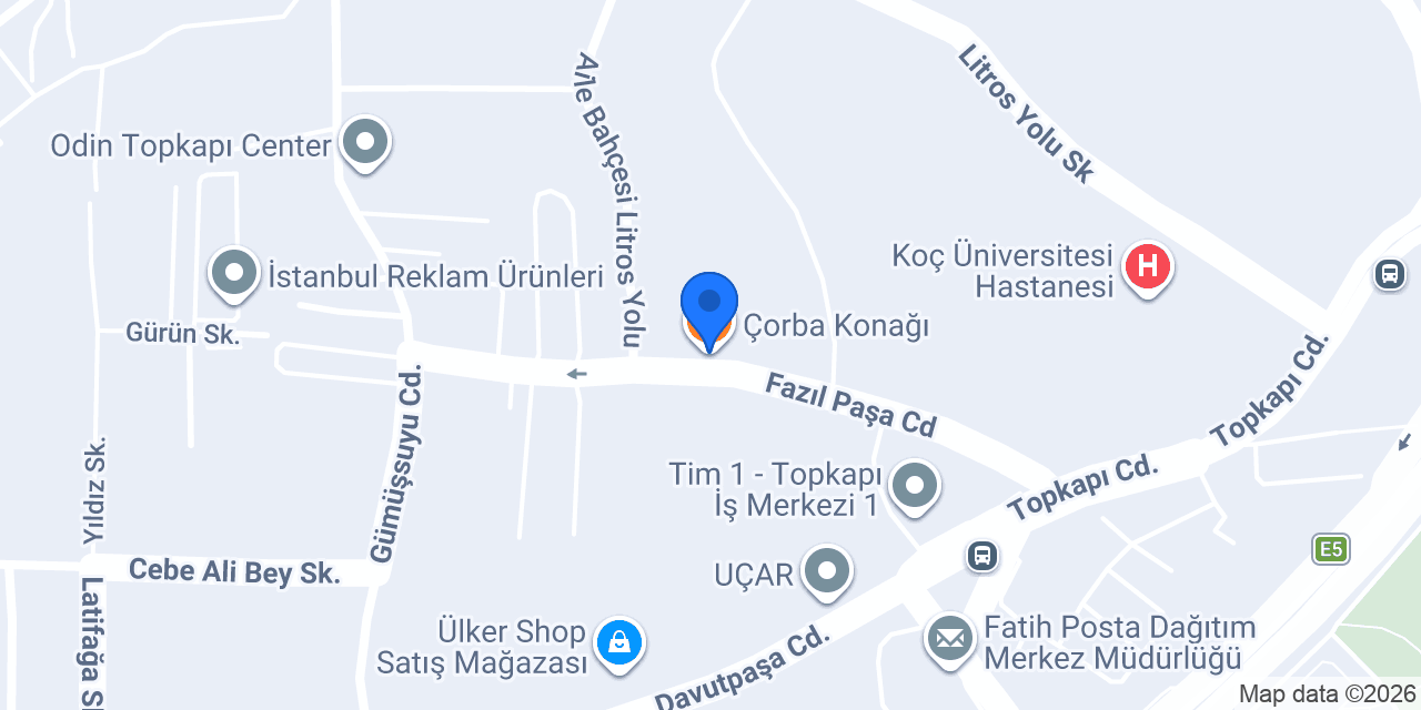 Çorba Konağı konumu