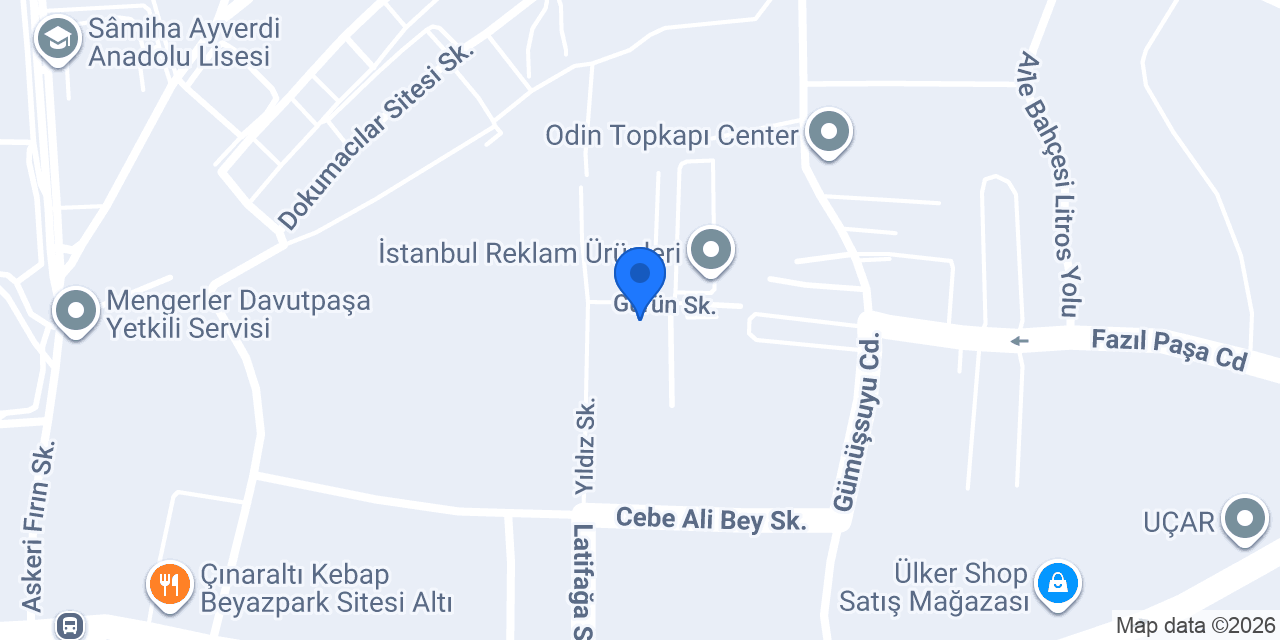 Kuyumcu Çelik Kasa konumu