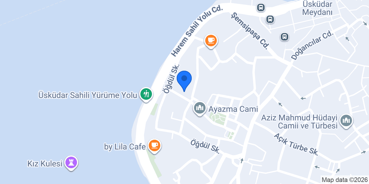 Üsküdar Günlük Kiralık Daire konumu